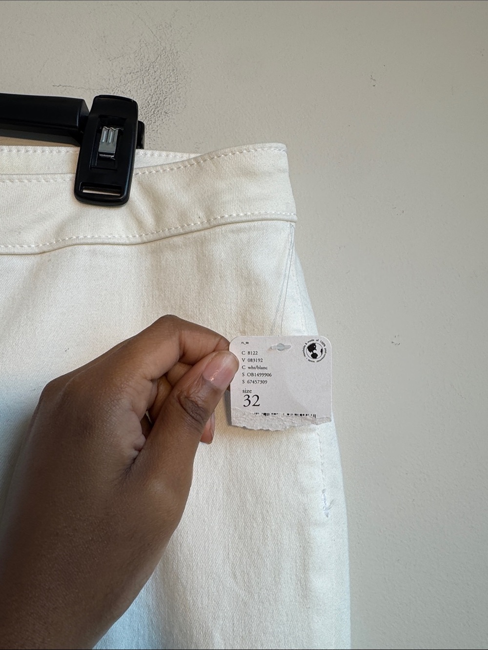 NWT We the Free Float on Flare Jeans in White - 32 - Picture 8 of 8